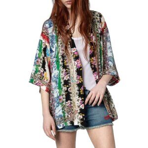 Zadig & Voltaire - Tong CDC Mix Print Silk Top/Jacket